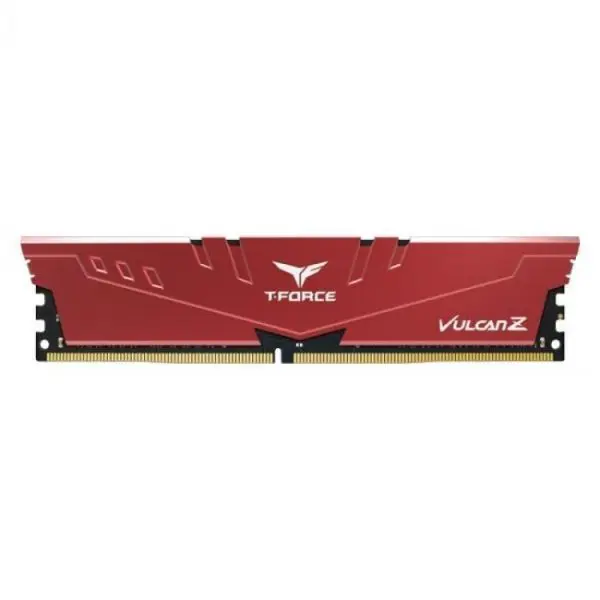 team group t force vulcan z ddr4 3200mhz pc4 25600 16 gb cl16 rojo