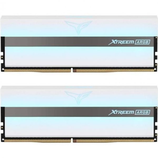 team group t force xtreem argb white ddr4 3200mhz 32gb 2x16gb cl16