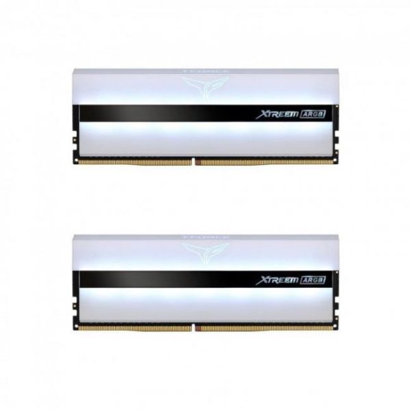 team group xtreem ddr4 3200 16gb 2x8gb cl16 blanco