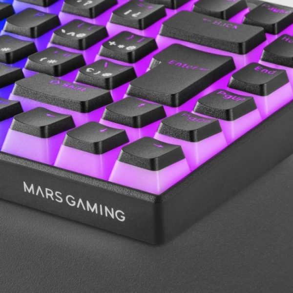 teclado mecanico inalambrico mars gaming mkcloud rgb negro switch rojo 11