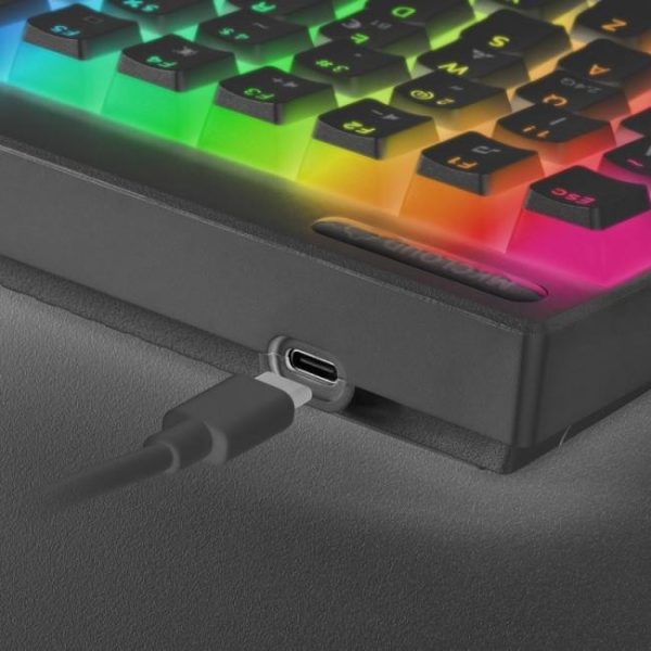 teclado mecanico inalambrico mars gaming mkcloud rgb negro switch rojo 12