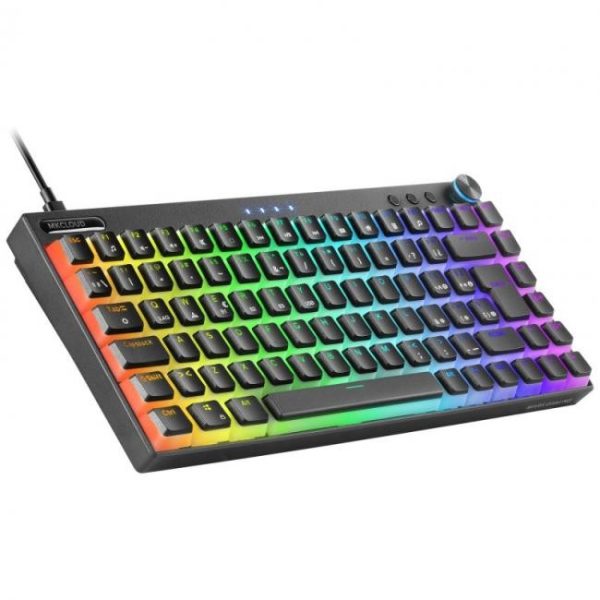 teclado mecanico inalambrico mars gaming mkcloud rgb negro switch rojo 9