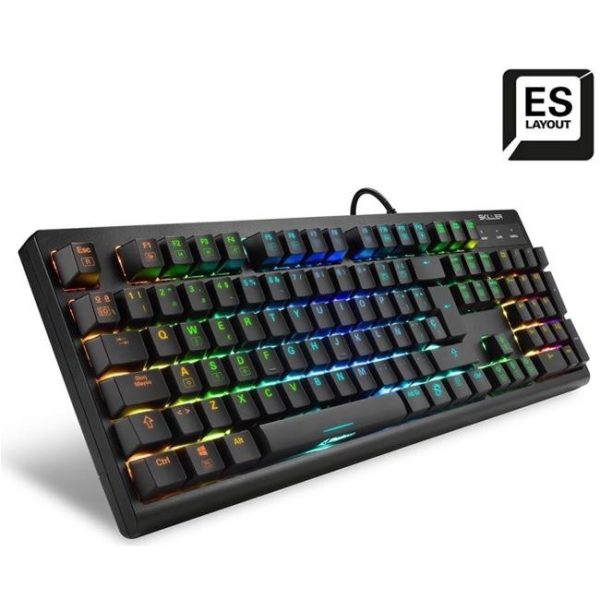 teclado sharkoon skiller sgk30 gaming switch red 1