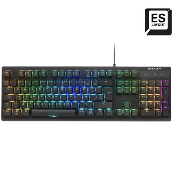 teclado sharkoon skiller sgk30 gaming switch red