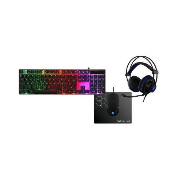the g lab combo gallium gaming teclado raton auriculares alfombrilla 1