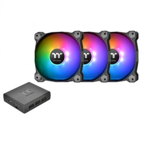 thermaltake pure plus14 rgb tt 140mm pack 3 unidades