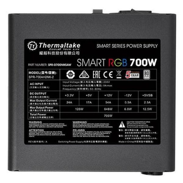 thermaltake smart rgb 700w 80 plus 2