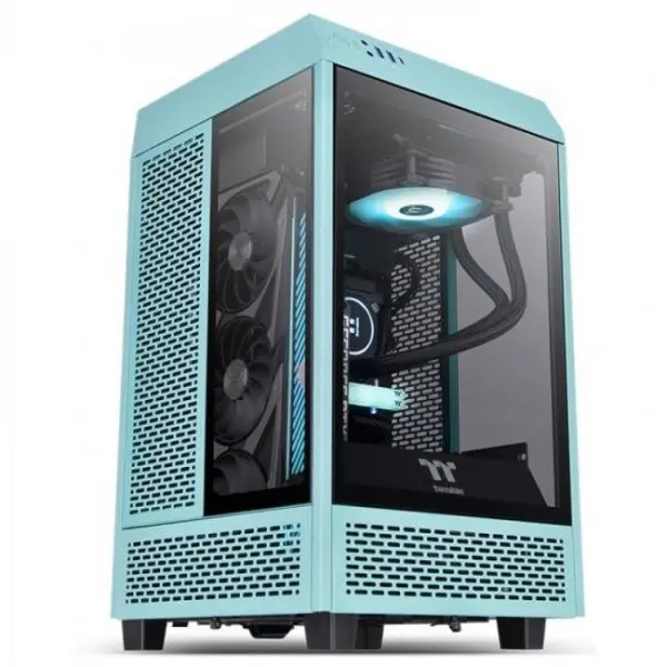 thermaltake the tower 100 turquoise