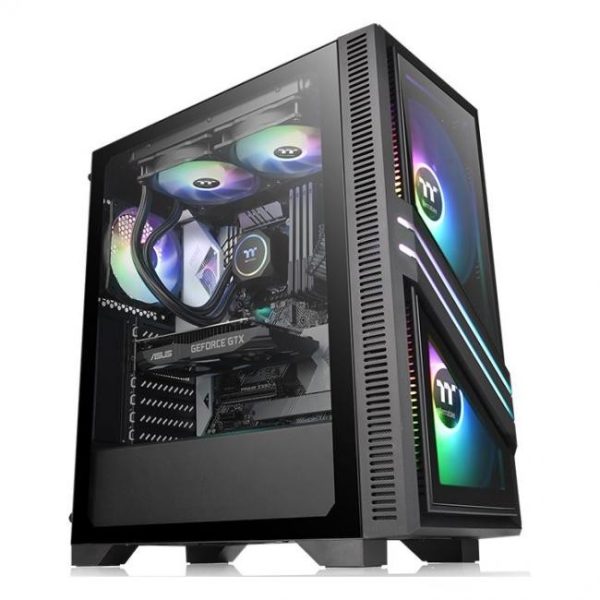 thermaltake versa t35 tg rgb negra