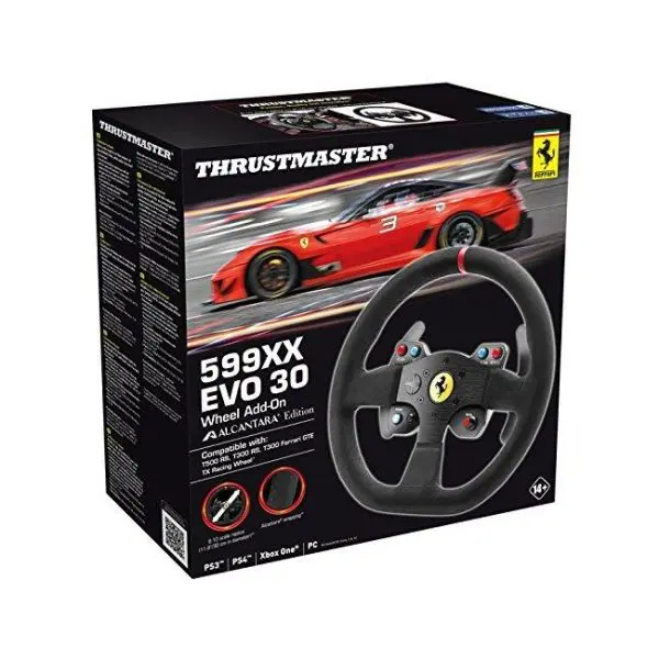 thrustmaster ferrari 599xx evo 30 wheel add on alcantara edition 2