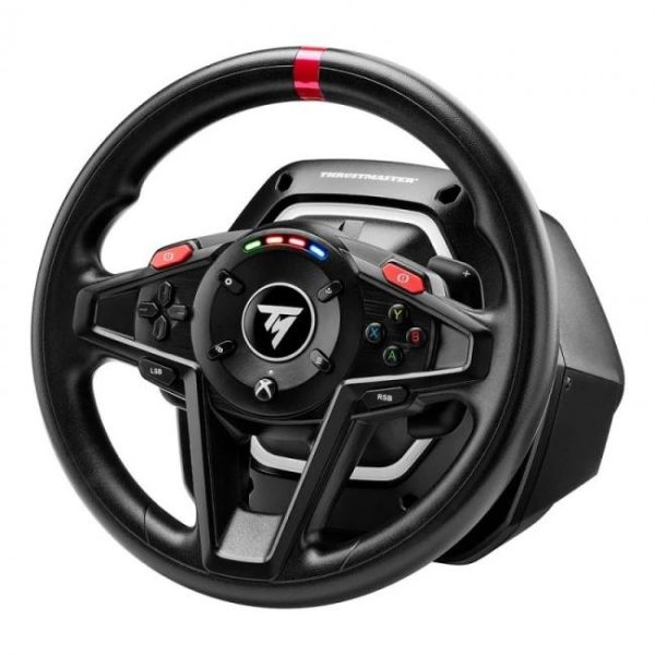 thrustmaster t128 volante de carreras force feedback con pedales magneticos xbox series xsxbox one 14