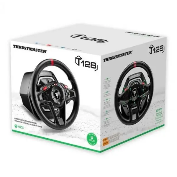 thrustmaster t128 volante de carreras force feedback con pedales magneticos xbox series xsxbox one 16