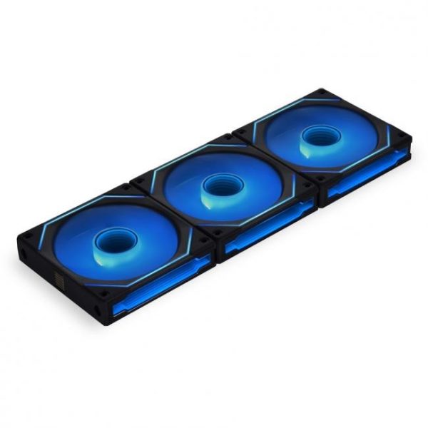 ventilador lian li inf sl120 rgb pwm negro 120mm pack 3 8