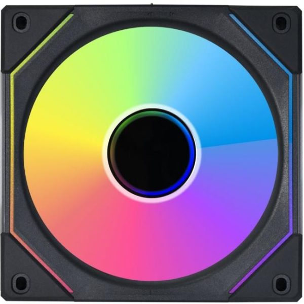 ventilador lian li inf sl120 rgb pwm negro 120mm pack 3 9