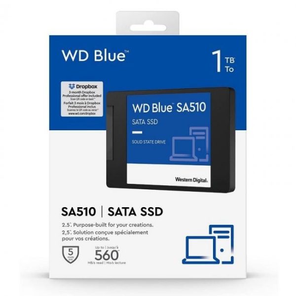 wd blue 1tb ssd 25 sa510 7mm sata 6