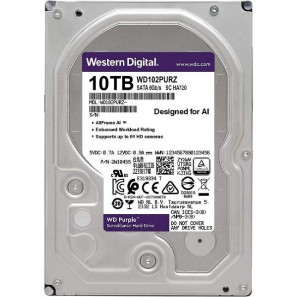 wd purple surveillance 35 10tb sata3