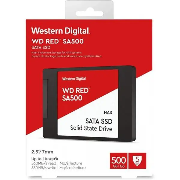 western digital ssd 25 sata 500gb red sas500 1