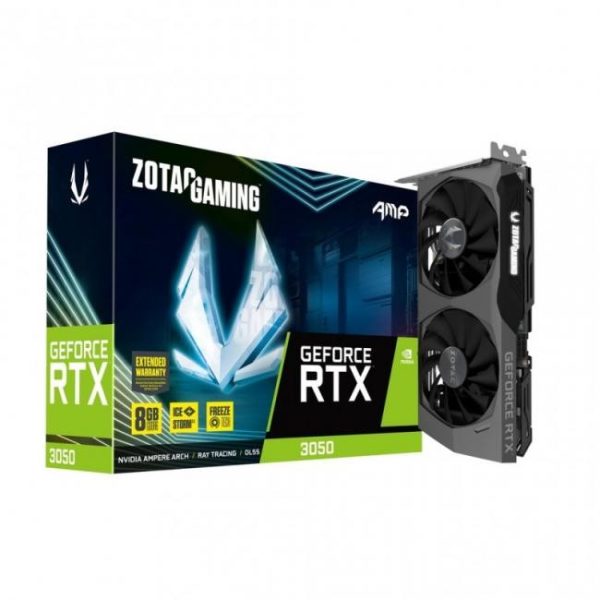 zotac gaming geforce rtx 3050 amp 8gb gddr6 5