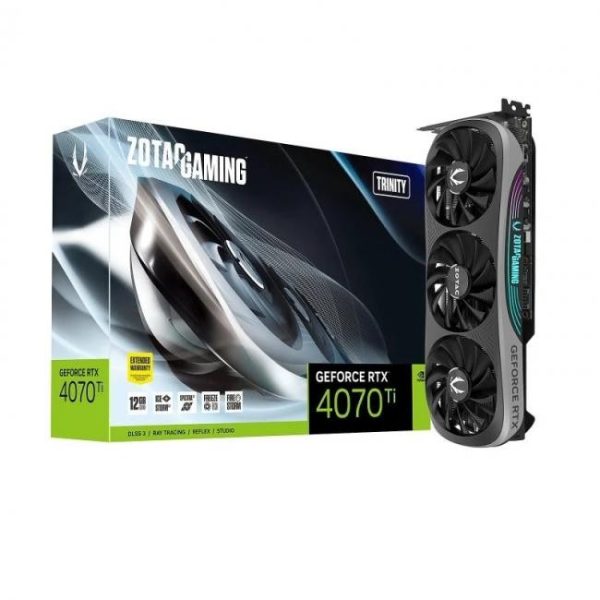 zotac gaming geforce rtx 4070ti trinity 12gb