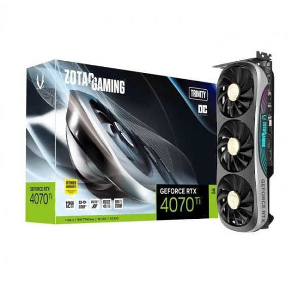 zotac gaming geforce rtx 4070ti trinity oc 12gb